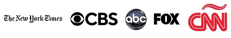 Visto en The New York Times, CBS, ABC, FOX, CNN